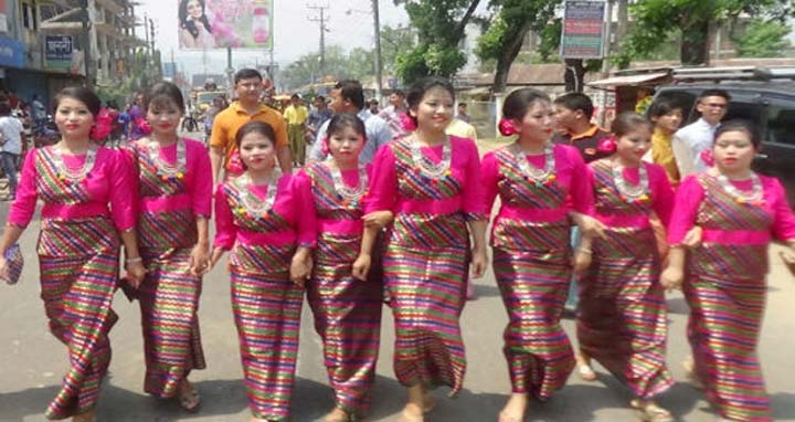 খাগড়াছড়িতে জলোৎসব, তিনদিন ব্যাপী সাংগ্রাইং শুর