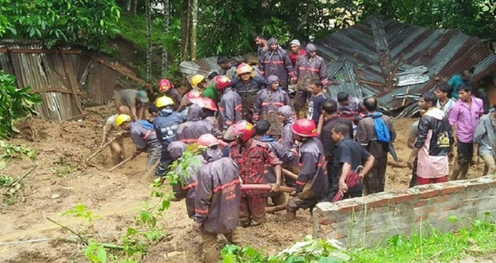 পাহাড় ধস : রাঙামাটিতে আরও ২ জনের লাশ উদ্ধার