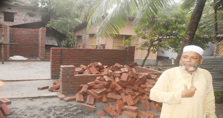 ঝালকাঠির রাজাপুরে মুক্তিযোদ্ধার জমিতে আওয়ামীলীগ নেতার দখল চেষ্টা