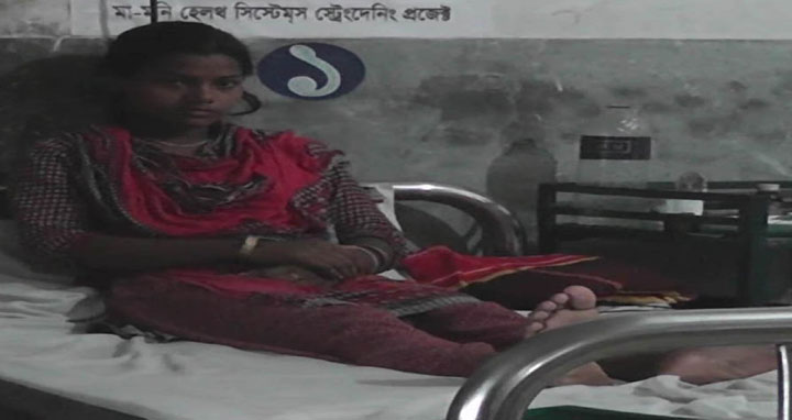 ঝালকাঠিতে অন্তসত্তা গৃহবধূ শ্বশুর পরিবারের হাতে নির্যাতিত হয়ে হাসপাতালে