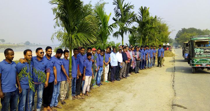 তেঁতুলিয়াকে পর্যটন এলাকা গড়ার লক্ষে শোভাবর্ধণ কাজের উদ্বোধন