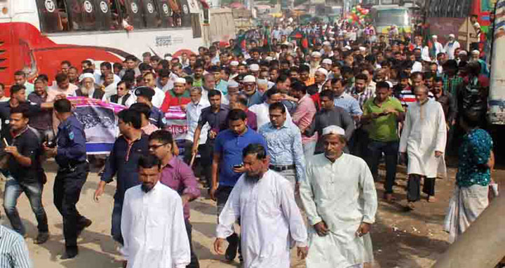 ৭ মার্চের ভাষণ ইউনেস্কোর স্বীকৃতি পাওয়া শিবপুরে আনন্দ শোভাযাত্রা