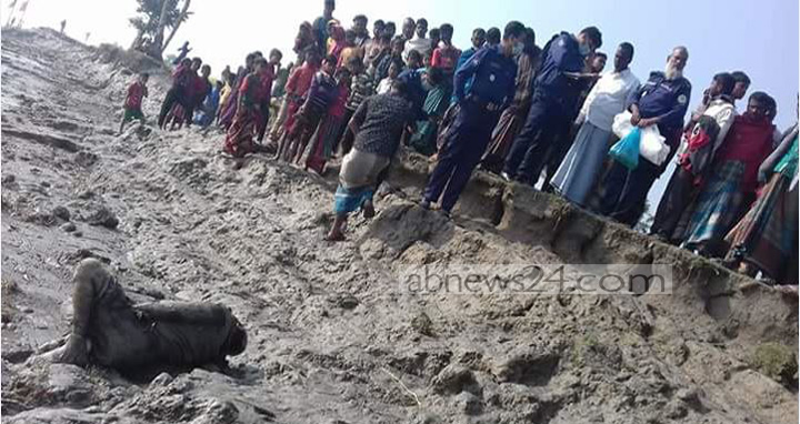 ভোলার তজুমদ্দিনে অজ্ঞাত ব্যক্তির লাশ উদ্ধার