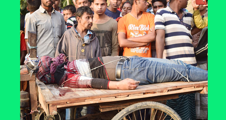 লালপুরে ট্রাকের চাকায় পিষ্ট হয়ে পুলিশ কনস্টেবল নিহত