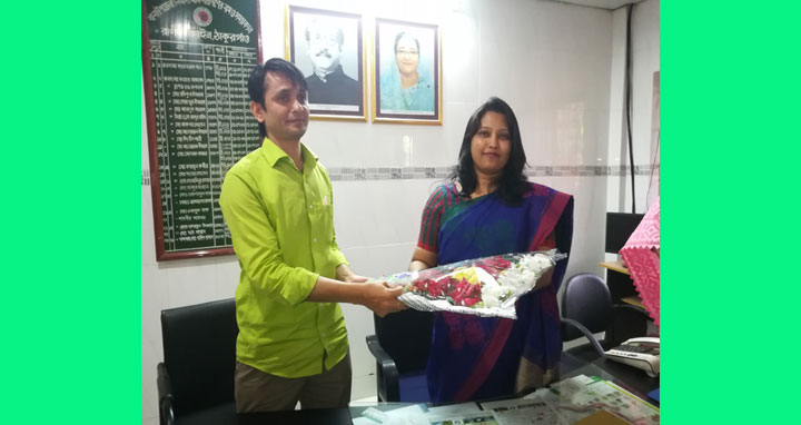 রাণীশংকৈলে নবাগত ইউএনও’র যোগদান