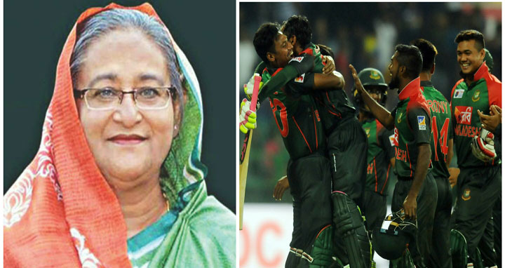 টাইগারদের জয়ে প্রধানমন্ত্রীর অভিনন্দন