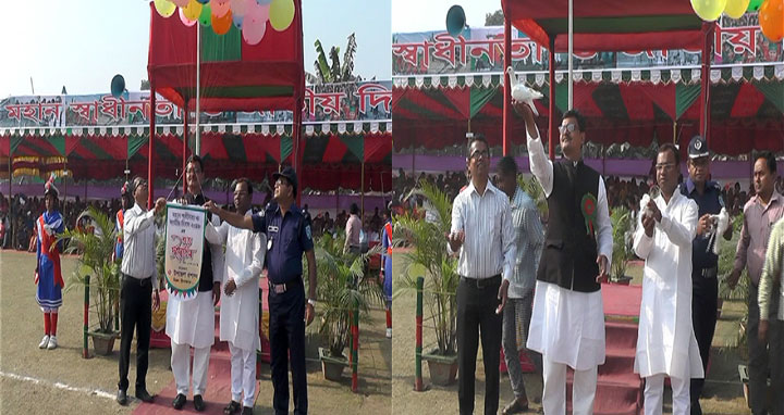 দিনাজপুরের বিরলে মহান স্বাধীনতা দিবস উদযাপন