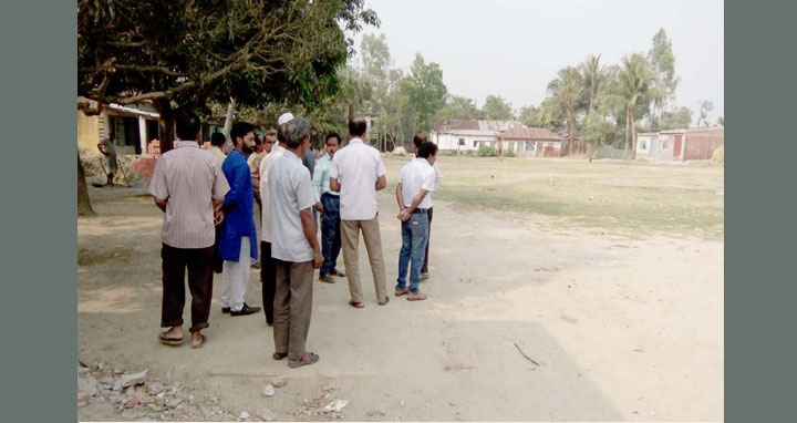 আত্রাইয়ে বিদ্যালয়ের মাঠ জোরপূর্বক দখলের অভিযোগ