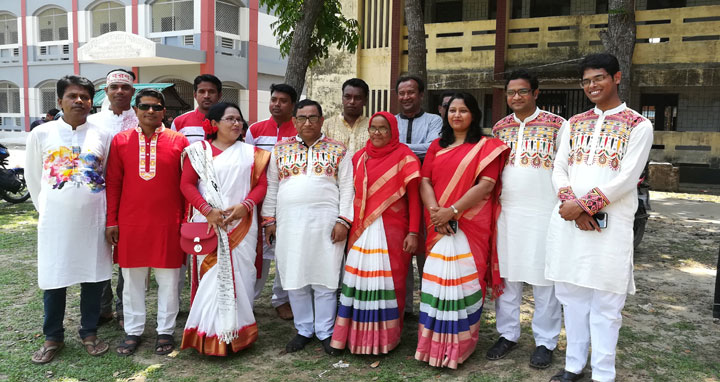 রাণীশংকৈলে রাজস্বের অর্থে নববর্ষের পাঞ্জাবি