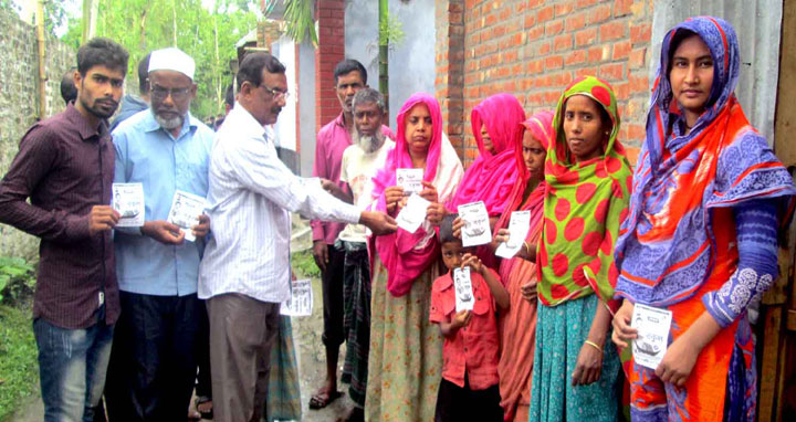 তালোড়া পৌর নির্বাচনে মেয়র প্রার্থীদের দিনভর গণসংযোগ