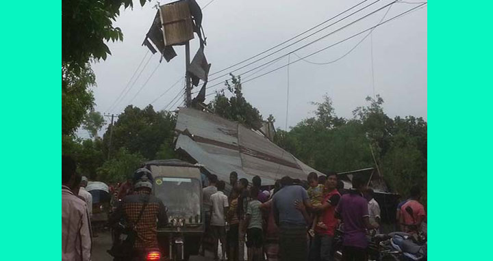 সিরাজগঞ্জে কাল বৈশাখী ঝড়ে ফসলের ব্যাপক ক্ষয়ক্ষতি