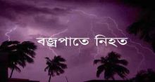 ঝিনাইদহে বজ্রপাতে নিহত ২